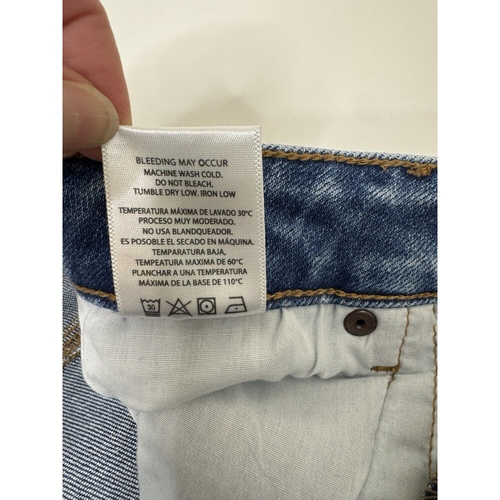 Hidden Tracey High Rise Straight Cropped Jeans Womens 30 Raw Hem NWT Buckle - Picture 13 of 13